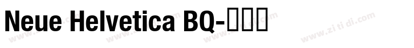 Neue Helvetica BQ字体转换